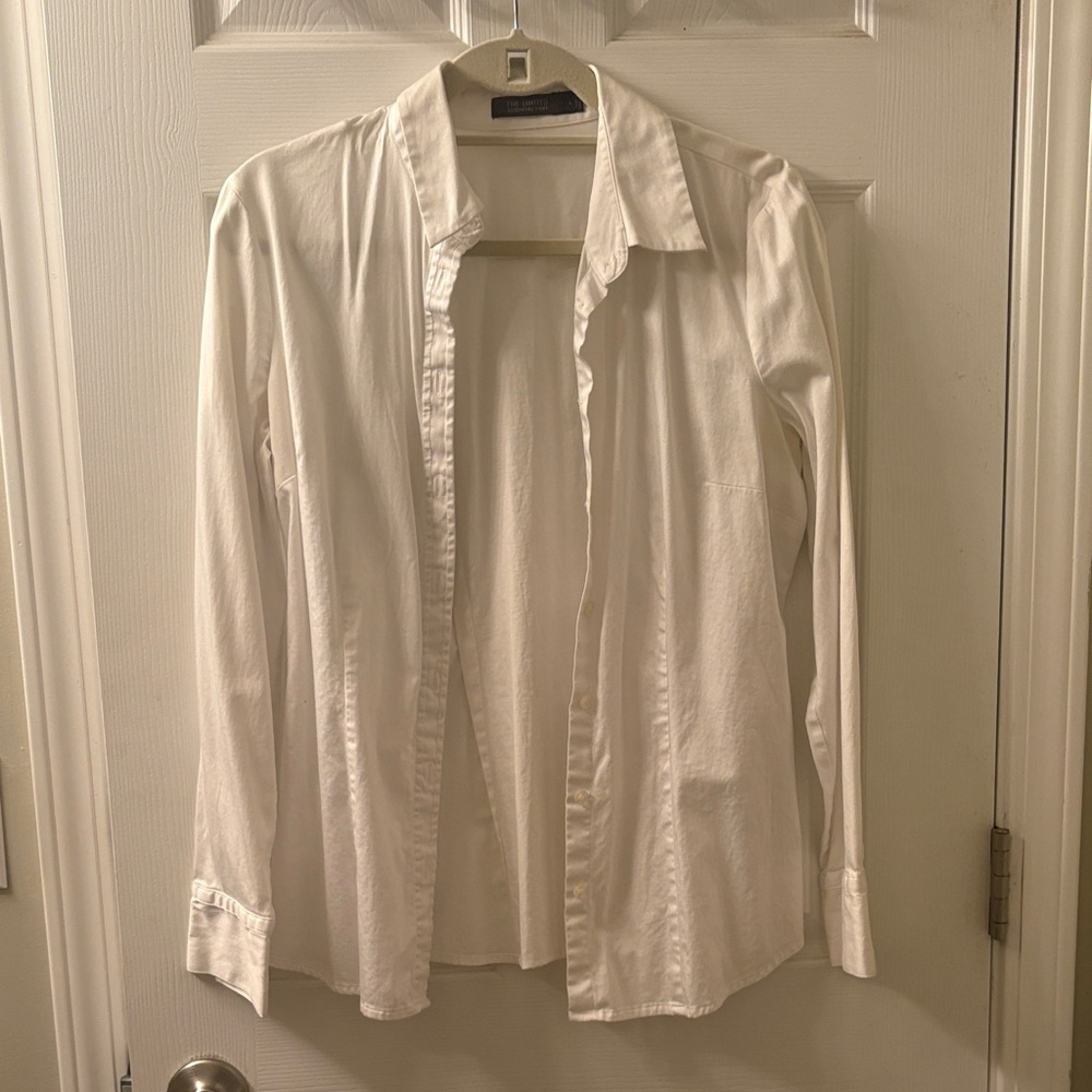 The Limited Classic White Blouse